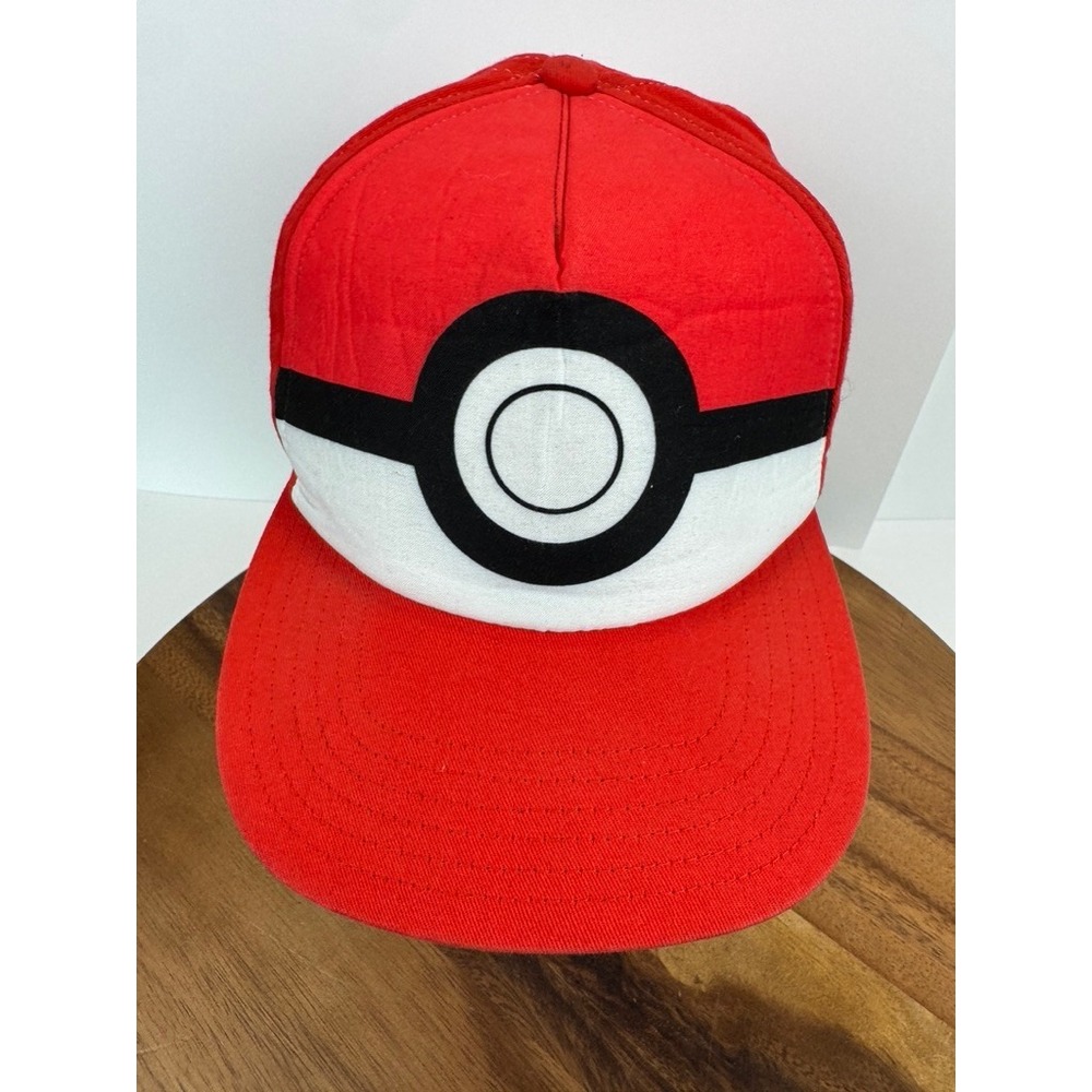Pokemon Hat Cap Pokeball Red Youth Snapback J&F One Size‎ OSFM